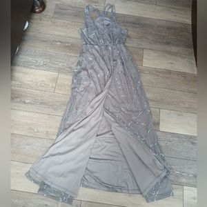 Long Gray Dress